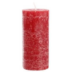 NANU-NANA Kerzen & Kerzenständer|Adventskränze & Zubehör*Kerze Rustik, Lara, Rot, 15 Cm