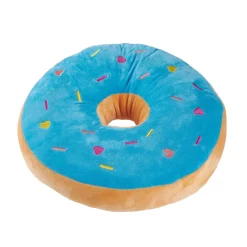 NANU-NANA Geschenkideen|Textilien*Kissen Donut, Blau, 31 Cm