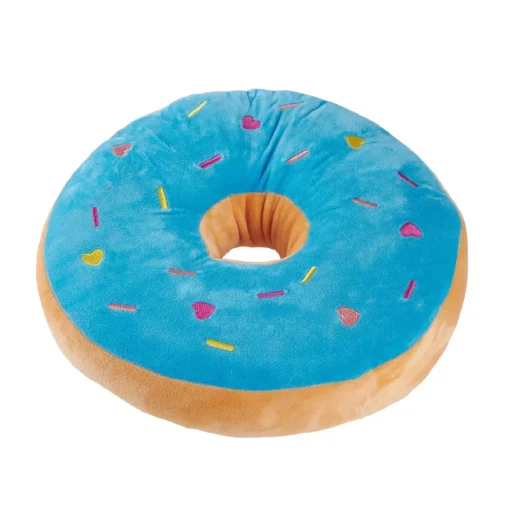 NANU-NANA Geschenkideen|Textilien*Kissen Donut, Blau, 31 Cm