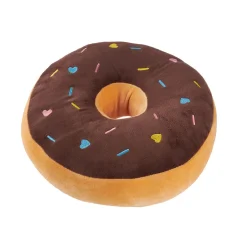 NANU-NANA Geschenkideen|Textilien*Kissen Donut, Braun, 31 Cm