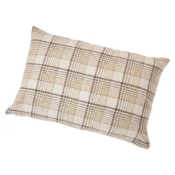 NANU-NANA Textilien*Kissen Karo, Beige/groß, 60 X 40 Cm