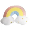 NANU-NANA Geschenkideen|Textilien*Kissen Regenbogen, Bunt, 47 X 36 Cm