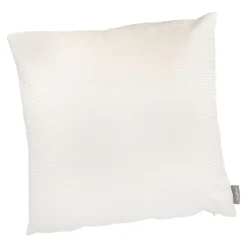 NANU-NANA Textilien*Kissen Samt-Rillen, Creme, 45 X 45 Cm