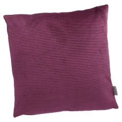NANU-NANA Textilien*Kissen Samt-Rillen, Lila, 45 X 45 Cm