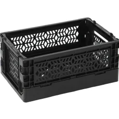 NANU-NANA Organisation*Klappbox Mini, 15 X 9.5 X 6.5 Cm, Schwarz