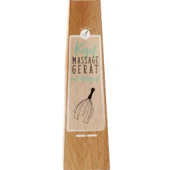 NANU-NANA Jga|Geschenkideen*Kopfmassagegerät Mit Holzgriff, 25 Cm
