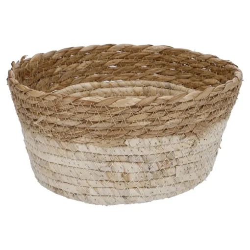 NANU-NANA Organisation*Korb Material-Mix, Natur, 22 X 11 Cm