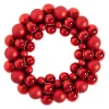 NANU-NANA Weihnachtsdeko*Kugelkranz Kunststoff, Rot, 34 Cm
