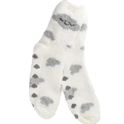 NANU-NANA Geschenkideen|Fashion*Kuschelsocken Anti-Rutsch, Wolke/offwhite