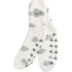 NANU-NANA Geschenkideen|Fashion*Kuschelsocken Anti-Rutsch, Wolke/offwhite