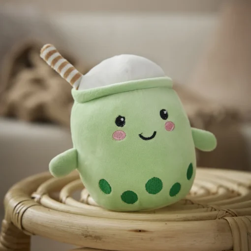 NANU-NANA Geschenkideen|Kuscheltiere*Kuscheltier Getränk, Bubble Tea, 16 Cm