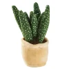 NANU-NANA Geschenkideen|Kuscheltiere*Kuscheltier Topfpflanze, Weiß, 18 Cm