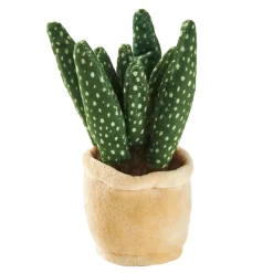 NANU-NANA Geschenkideen|Kuscheltiere*Kuscheltier Topfpflanze, Weiß, 18 Cm