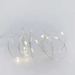NANU-NANA Lichterwelt|Weihnachtstraditionen*LED-Lichterkette Mini, Silber, 10er