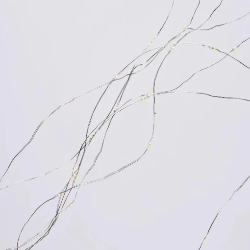 NANU-NANA Lichterwelt|Weihnachtsbeleuchtung*LED-Lichterkette Strang, Timer, 96er, 140 Cm
