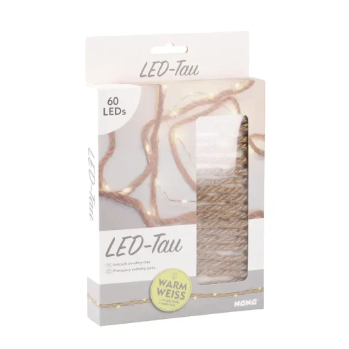 NANU-NANA Raumdeko Hochzeit|Hochzeitsdeko*LED-Lichterkette Tau, 3 M