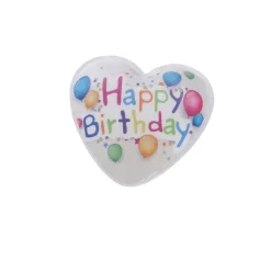 NANU-NANA Geburtstag|Lichterwelt*LED-Objekt Birthday, Herz/happy, 7 Cm