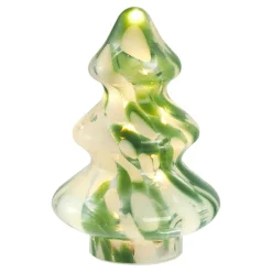 NANU-NANA Lichterwelt|Weihnachtsbeleuchtung*LED-Tanne Sprenkel, Grün/weiß, 20 Cm