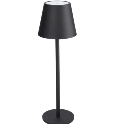 NANU-NANA Geschenkideen|Lichterwelt*LED-Tischlampe Akku, Schwarz, 37 Cm