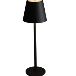 NANU-NANA Geschenkideen|Lichterwelt*LED-Tischlampe Akku, Schwarz, 37 Cm