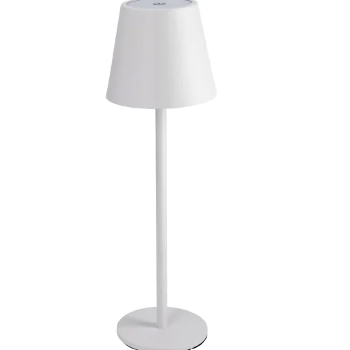 NANU-NANA Geschenkideen|Lichterwelt*LED-Tischlampe Akku, Weiß, 37 Cm
