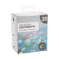 NANU-NANA Lichterwelt|Weihnachtsbeleuchtung*Lichterkette Funktion, RGB, 20er