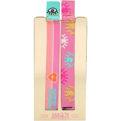 NANU-NANA Fashion*Lisa & Lena 2er Set Festivalarmband, Rosa