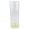 NANU-NANA Küche*Longdrink-Glas Farbboden, Gelb, 300 Ml