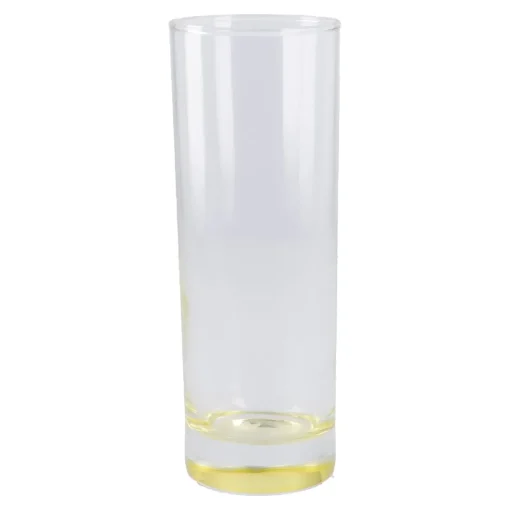 NANU-NANA Küche*Longdrink-Glas Farbboden, Gelb, 300 Ml