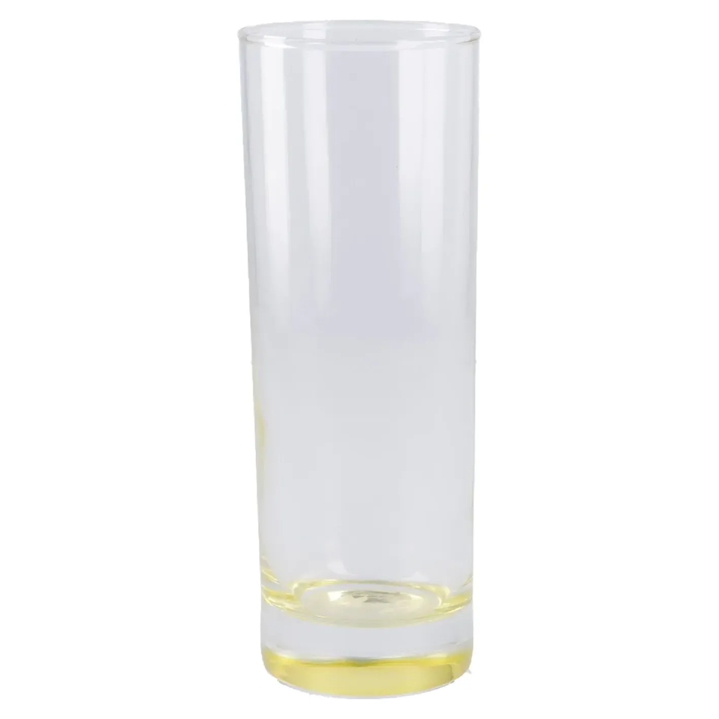 NANU-NANA Küche*Longdrink-Glas Farbboden, Gelb, 300 Ml
