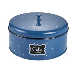 NANU-NANA Küche|Weihnachtsbäckerei*Metalldose Mit Tafel, Blau, 25 X 12 Cm