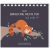 NANU-NANA Shop The Geschenk|Kalender & Planer*Mini-Tischkalender 2025, Einfach Mal Nichts Tun