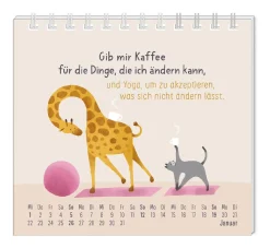 NANU-NANA Shop The Geschenk|Kalender & Planer*Mini-Tischkalender 2025, Einfach Mal Nichts Tun