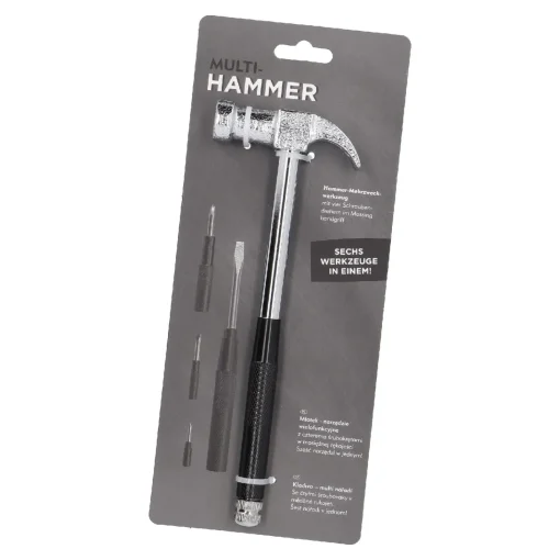 NANU-NANA Geschenkideen|Gadgets*Multitool Hammer, 19 Cm