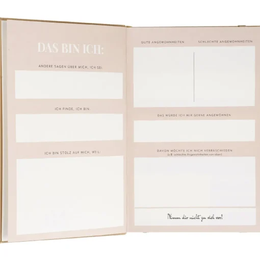 NANU-NANA Kalender & Planer*Notizbuch Achtsamkeit, Vergiss Dich Nicht, Sand