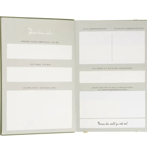 NANU-NANA Kalender & Planer*Notizbuch Achtsamkeit, Zeit, Grün