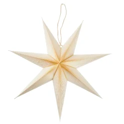 NANU-NANA Weihnachtsdeko*Papierstern, 60 Cm, Verlauf/weiß-gold