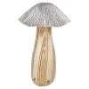 NANU-NANA Figuren|Deko-Objekte*Pilz Holzoptik, Hellbraun, 17 Cm