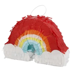 NANU-NANA Geburtstag*Pinata Mini, Regenbogen, Höhe 13 Cm