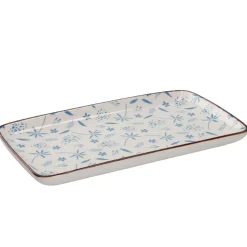 NANU-NANA Küche*Platte China, Blau, Gräser, 23 Cm