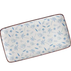 NANU-NANA Küche*Platte China, Blau, Gräser, 23 Cm