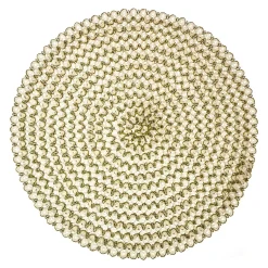 NANU-NANA Küche*Platzset Aurora, Rund/grün, 38 Cm