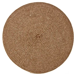NANU-NANA Küche*Platzset Olana, Rund/braun, 38 Cm