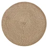 NANU-NANA Küche*Platzset Olana, Rund/hellgrau, 38 Cm