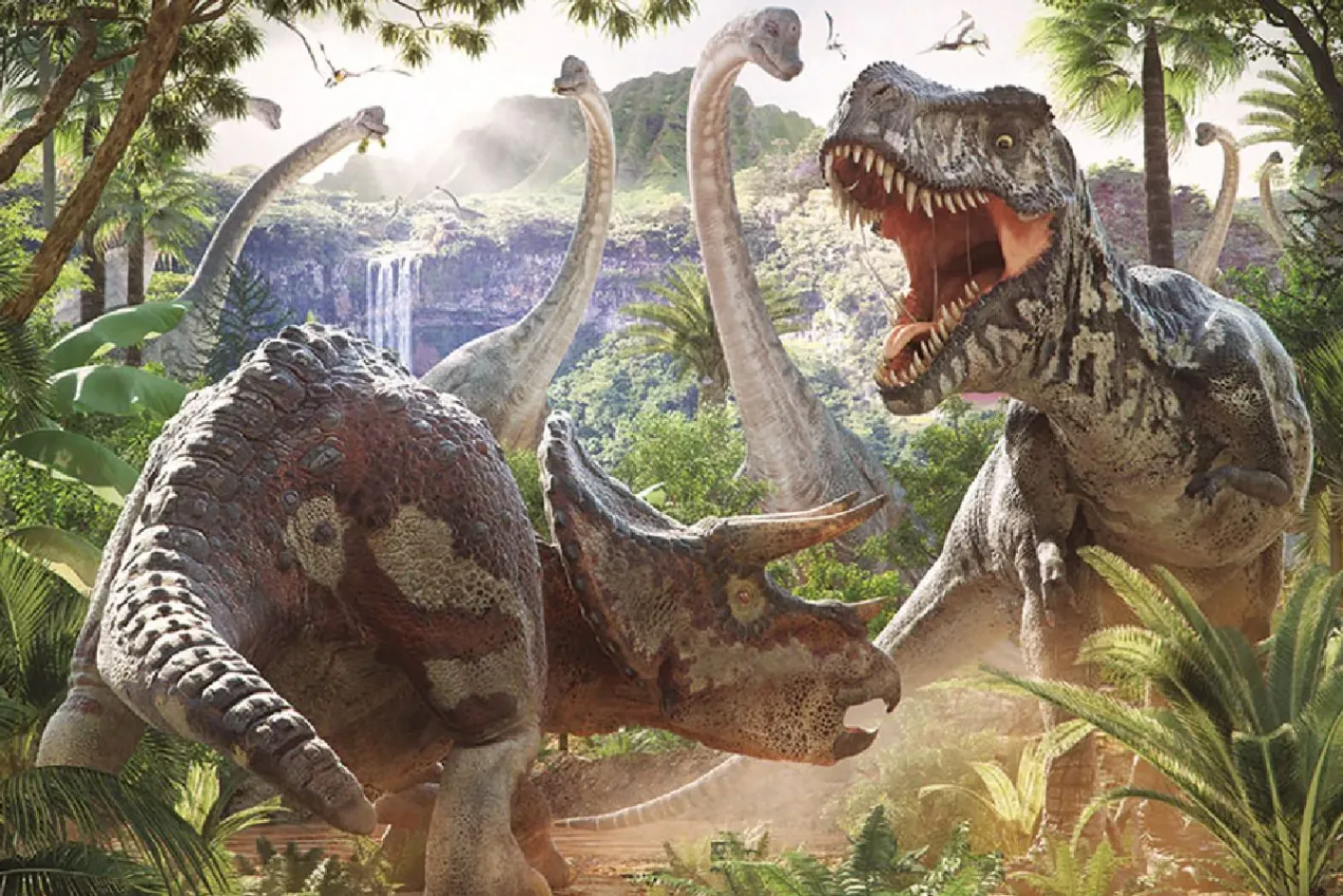 NANU-NANA Poster|Weihnachtsgeschenke*Poster Dinosaur Battle, Nr. 74