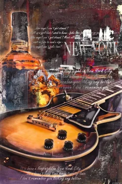 NANU-NANA Poster*Poster Guitar Blues Night One, Nr. 139
