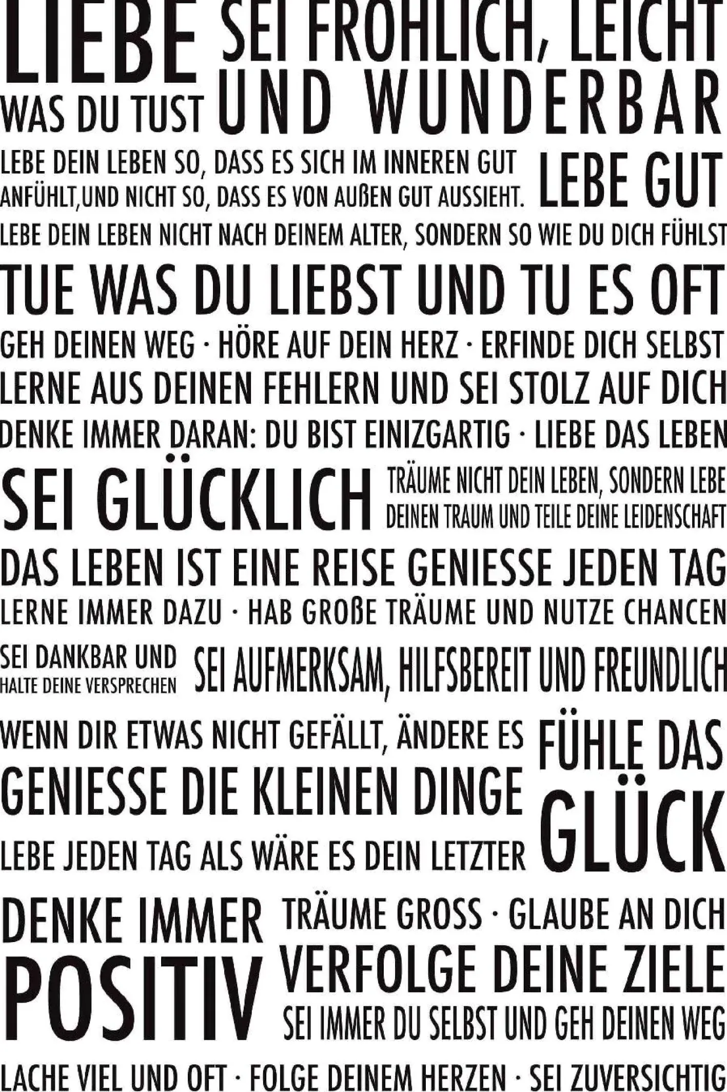 NANU-NANA Poster*Poster Immer Positiv, Nr. 61