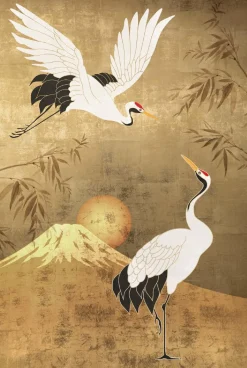NANU-NANA Poster*Poster Japanese Cranebirds, Nr. 80