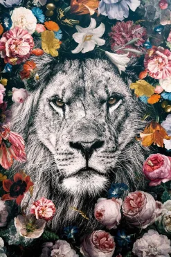 NANU-NANA Poster*Poster Lion Flowers, Nr. 40