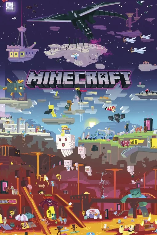 NANU-NANA Poster*Poster Minecraft World Beyond, Nr. 224